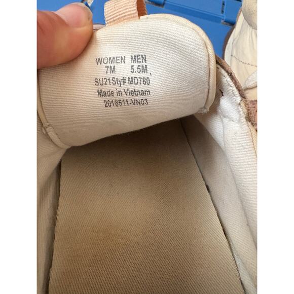 Madewell Trainer Sneakers in Washed Nylon Leather Retro Sz. 7 - Picture 9 of 9